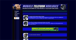Desktop Screenshot of nieuws.mobieletelefoonhorloges.nl