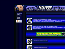 Tablet Screenshot of nieuws.mobieletelefoonhorloges.nl